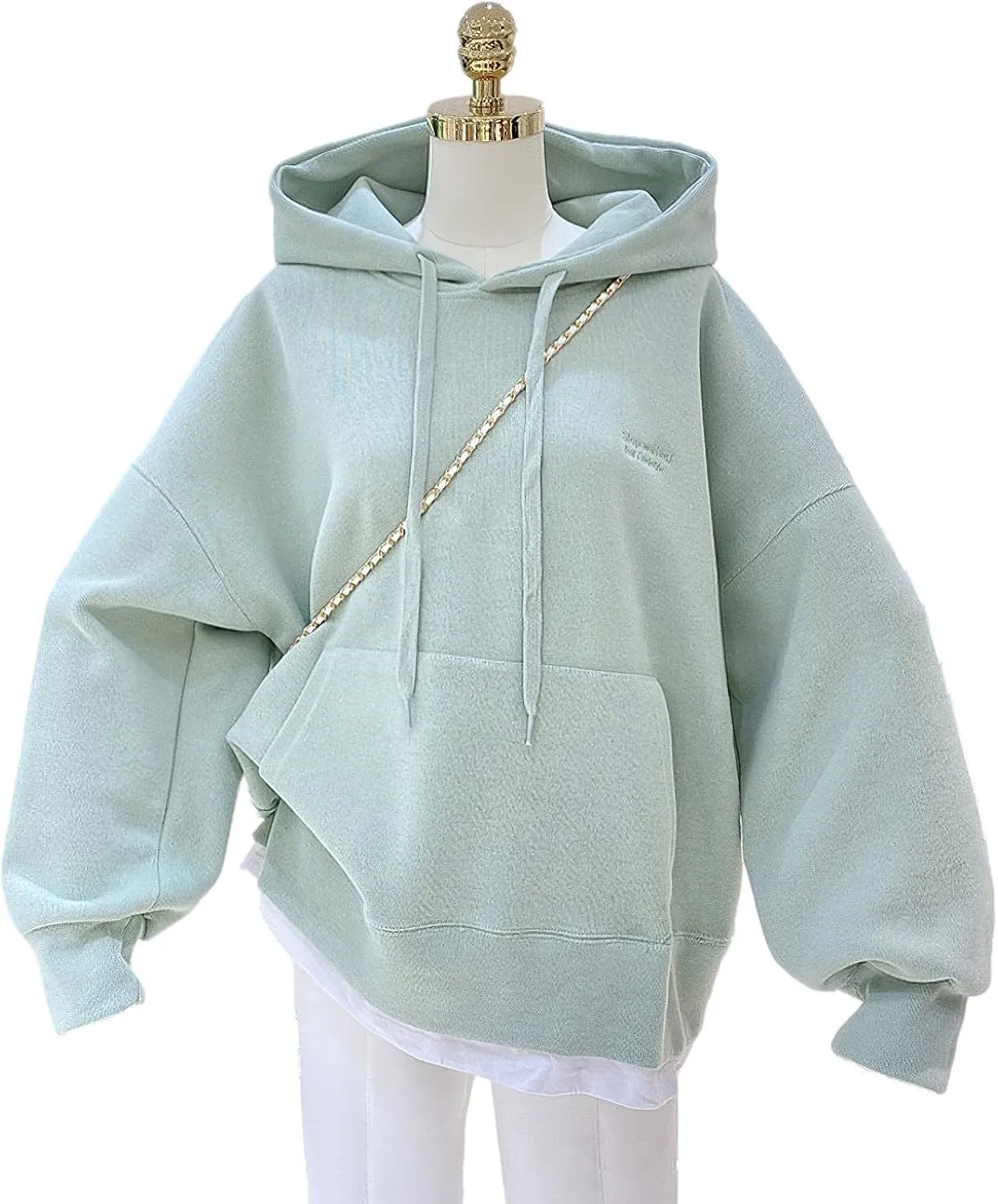 Women's Oversized Pullover Hoodie Drawstring Hood Long Sleeve Casual Sweatshirt with Kangaroo Pocket