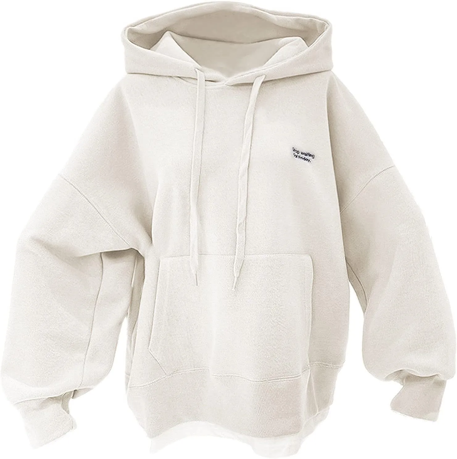 Women's Oversized Pullover Hoodie Drawstring Hood Long Sleeve Casual Sweatshirt with Kangaroo Pocket
