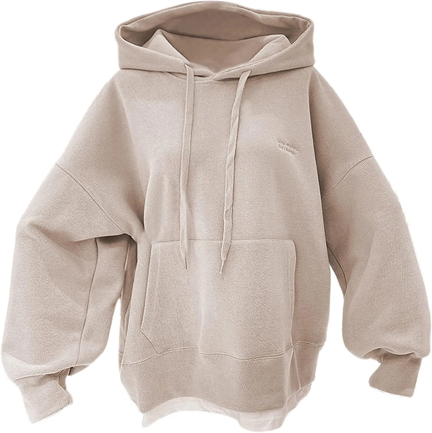 Women's Oversized Pullover Hoodie Drawstring Hood Long Sleeve Casual Sweatshirt with Kangaroo Pocket