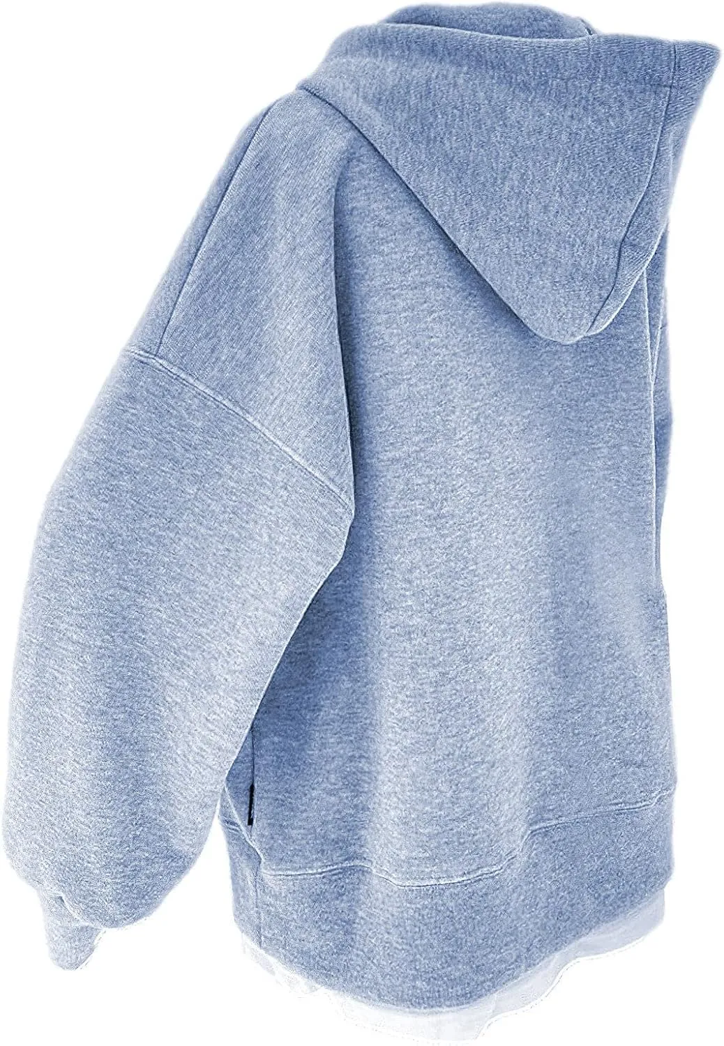 Women's Oversized Pullover Hoodie Drawstring Hood Long Sleeve Casual Sweatshirt with Kangaroo Pocket
