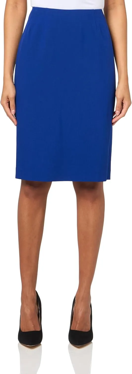 Women's Ruffle Front Blazer & Skirt, 2pc Set