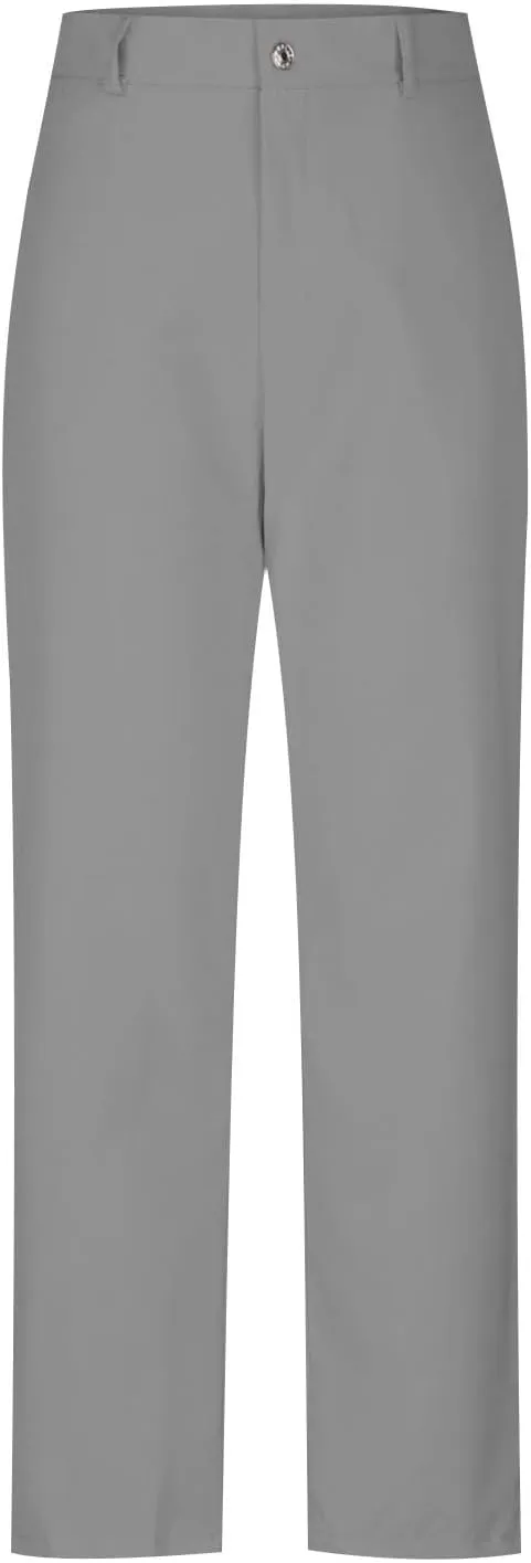 Women's Slim Fit Cargo Pant Work Pants Summer High Waisted Solid Button-On Business Casual Tight Trousers with Pockets