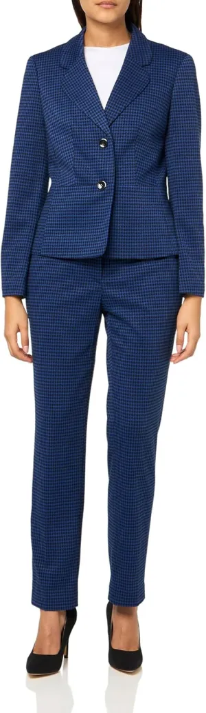 Women's Two Button Blazer & Pant, 2pc Set